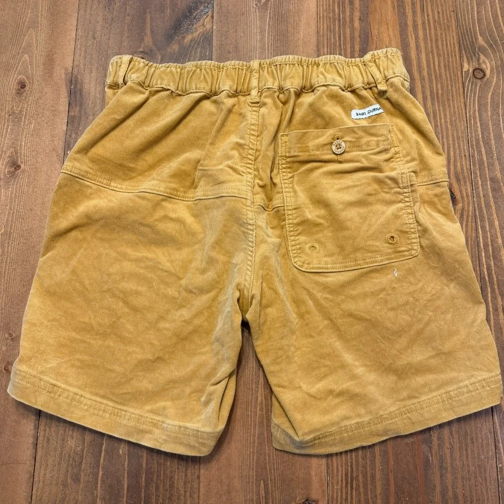 Banks Journal Corduroy Shorts Men's 30 Camel Stretch Casual Beach Skate Surf